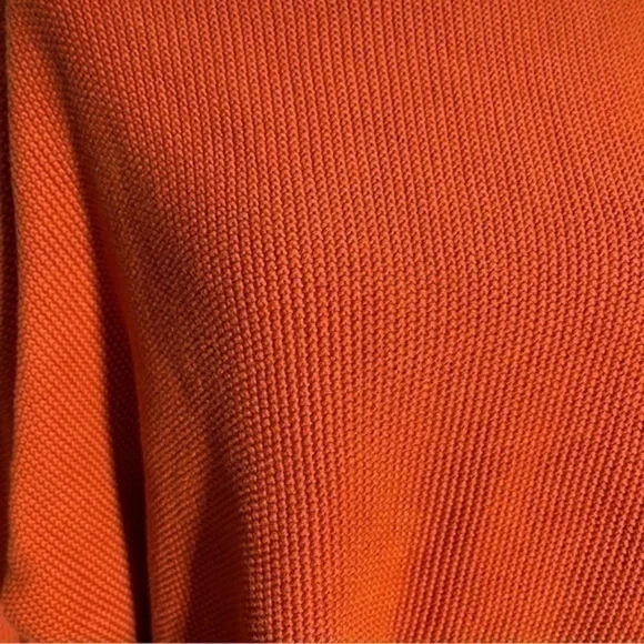 French Connection • Babysoft Slash Neck Boatneck Pullover Sweater Orange L - Picture 9 of 9